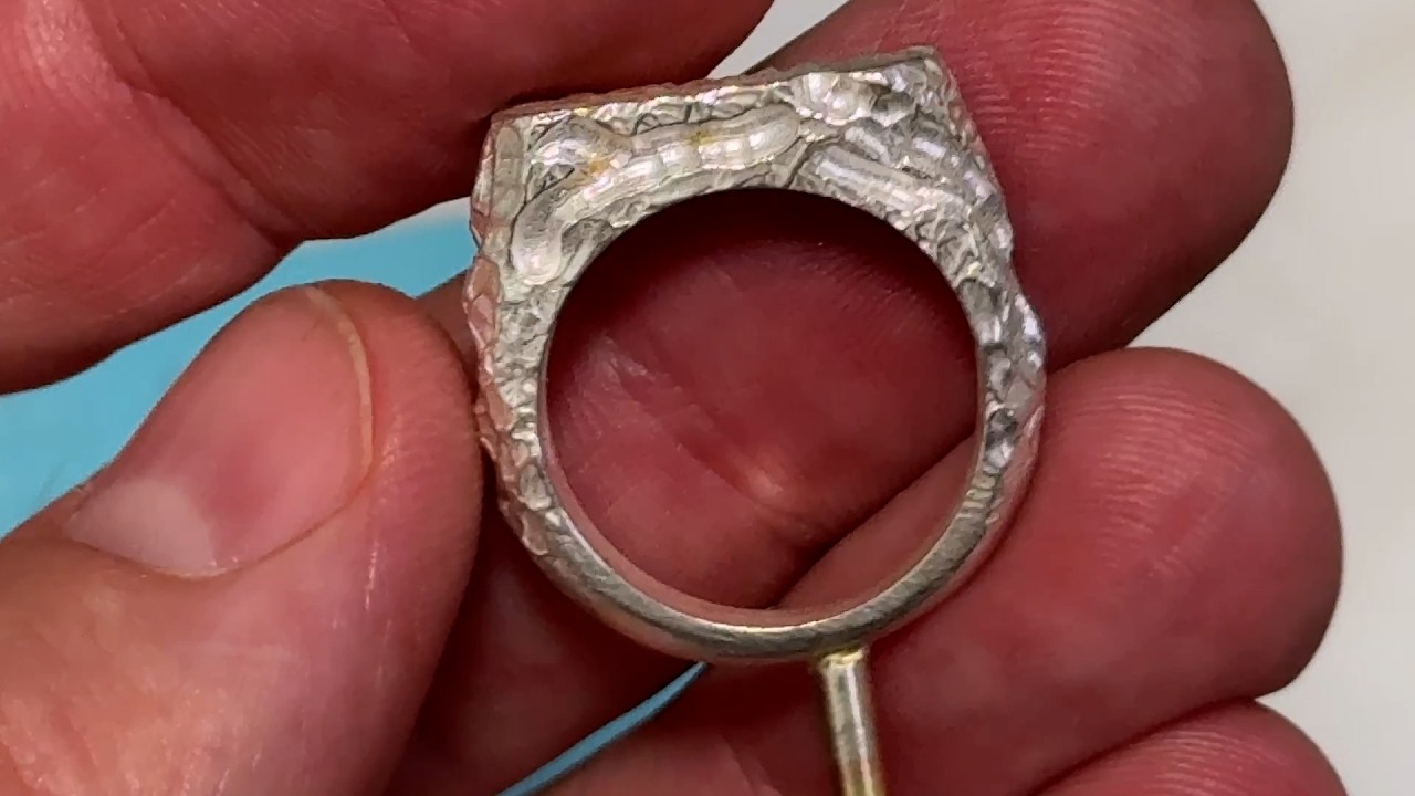 Craftsmanship detail showing metal texture